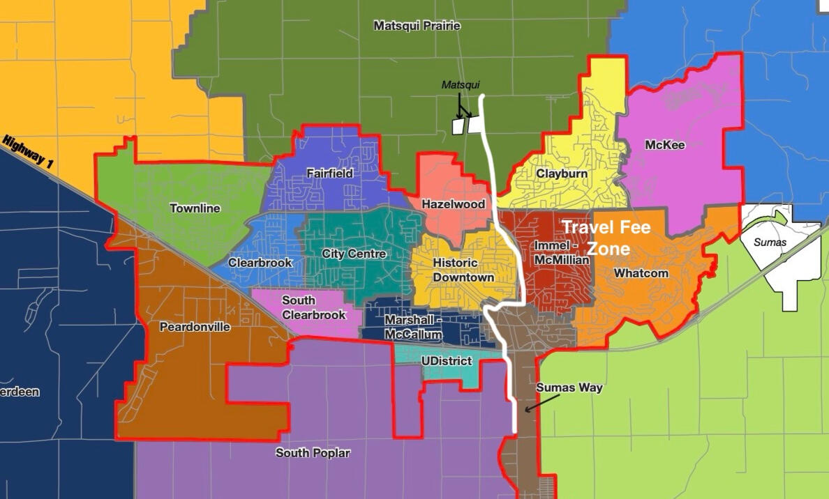 Abbotsford neighbourhood map